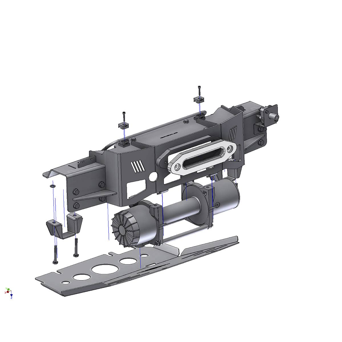Alpha 9.9 Seilwindenset 4.3to